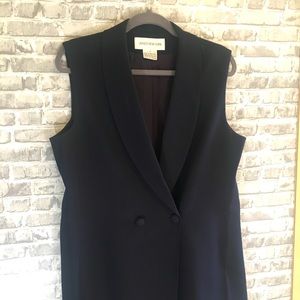 Jones New York Double Breasted Vest w/ Lapel 14